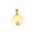 Anh&auml;nger 14 Karat Gelb/Weissgold Schutzengel
