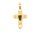 Anh&auml;nger 14 Karat Gelbgold Kreuz