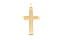Anh&auml;nger 14 Karat Gelbgold Kreuz