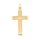 Anh&auml;nger 14 Karat Gelbgold Kreuz