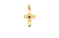 Anh&auml;nger 14 Karat Gelbgold Kreuz