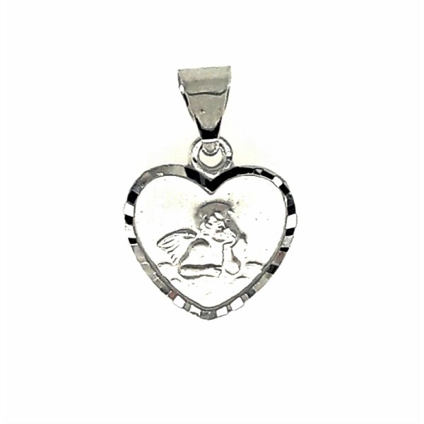 Schutzengel 14 Karat Weissgold (GSD)
