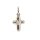 Anh&auml;nger 14 Karat Weissgold Kreuz
