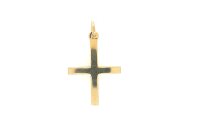 Anh&auml;nger 14 Karat Gelbgold Kreuz