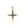 Anh&auml;nger 14 Karat Gelbgold Kreuz