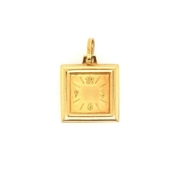 Anh&auml;nger 14 Karat Gelbgold Taufuhr