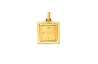 Anh&auml;nger 14 Karat Gelbgold Taufuhr
