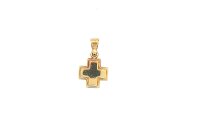 Anh&auml;nger 14 Karat Gelbgold Kreuz