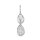 Anh&auml;nger 18 Karat Weissgold 34 Brillanten 0,31ct