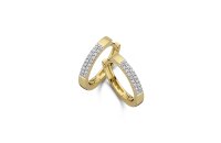 Ohrschmuck 18 Karat Gelbgold Brillanten 0,10ct
