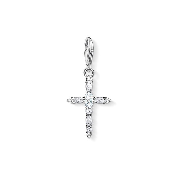 Anh&auml;nger 925 Silber Kreuz Zirkonia