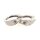 Ohrschmuck 14 Karat Weissgold Brillanten