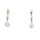 Ohrschmuck 14 Karat Weissgold Brillanten 0,21ct