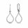 Ohrschmuck 14 Karat Weissgold Brillanten