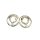 Ohrschmuck 14 Karat Weissgold Brillanten 0,10ct
