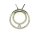 Anh&auml;nger 14 Karat Weissgold Brillanten 0,125ct