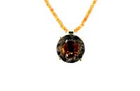 Anh&auml;nger 18 Karat Gelbgold Rauchquarz 0,65ct
