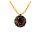 Anh&auml;nger 18 Karat Gelbgold Rauchquarz 0,65ct