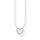Halsschmuck 925 Silber weisse Zirkonia Herz