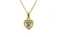 Anh&auml;nger 14 Karat Gelb/Weissgold
