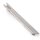 Krawattenspange  Edelstahl Topas weiss