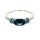 Ring 18 Karat Weissgold London Blue Topas