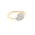 Ring 14 Karat Weiss/Gelbgold Brillanten