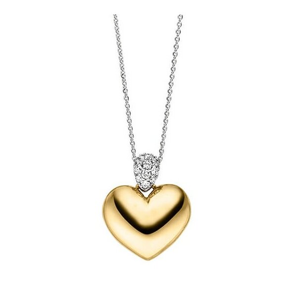 Anh&auml;nger 14 Karat Weiss/Gelbgold Brillanten