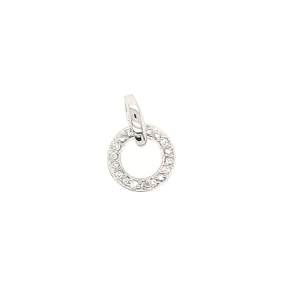 Anh&auml;nger 14 Karat Weissgold Brillanten 0,035ct