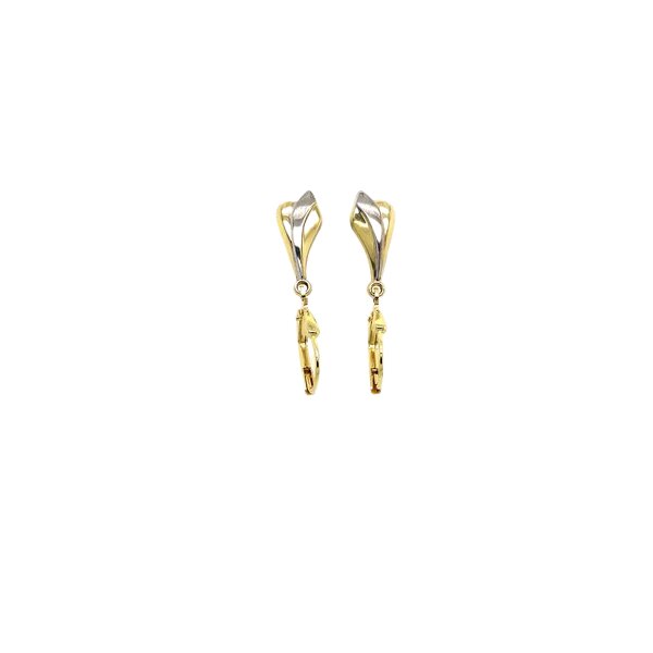 Ohrschmuck 14 Karat Gelb/Weissgold