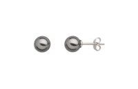Ohrschmuck 925 Silber rhodiniert Perle 8mm