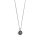 Halsschmuck 925 Silber rhodiniert Perle 10mm+Zirkonia