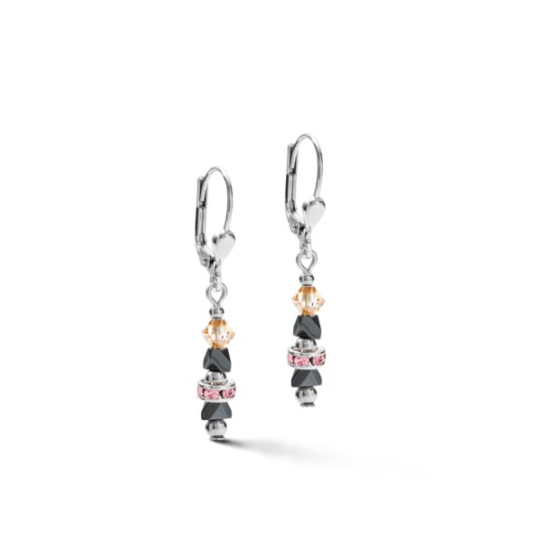 Coeur de Lion Ohrschmuck Fine & Edgy Kristalle & H&auml;matit