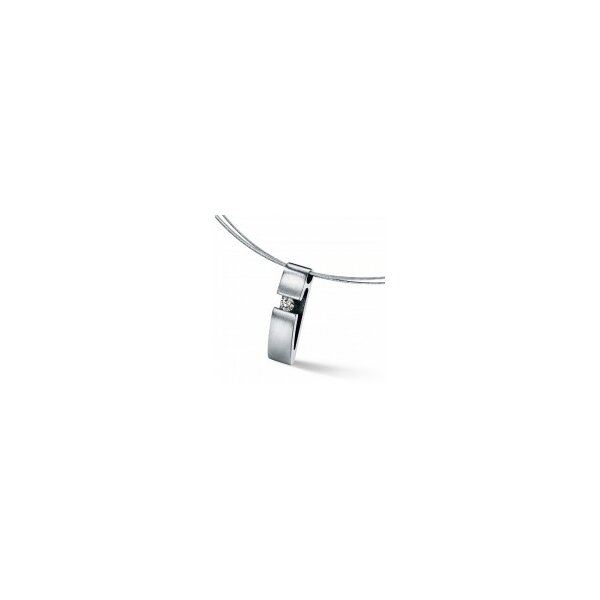 Anh&auml;nger Edelstahl Brillant 0,06ct