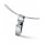 Anh&auml;nger Edelstahl Brillant 0,06ct