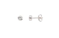 Ohrschmuck 925 Silber rhodiniert Zirkonia
