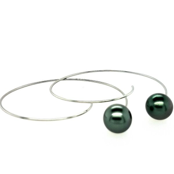 Ohrschmuck Edelstahl Tahitiperlen