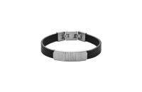 Armschmuck Edelstahl/Leder 21cm