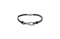 Armschmuck Edelstahl/Leder 21cm