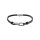 Armschmuck Edelstahl/Leder 21cm