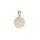 Anh&auml;nger 14 Karat Weissgold Gravurplatte