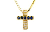 Halsschmuck mit Anh&auml;nger 14 Kt Gelbgold Brillant,...