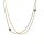 Halsschmuck 14 Karat Weiss/Gelbgold 0,17ct