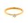 Ring 14 Karat Gelbgold Brillant 0,10ct TW SI