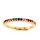 Ring 14 Karat Gelbgold Saphire&Tsavorit&Rubine&Iolithe