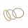 Ring 14 Karat Weissgold 2,0mm Kugeln