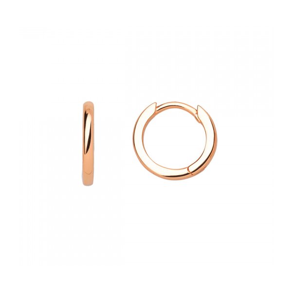 Ohrschmuck 925 Silber rot vergoldet Kreolen