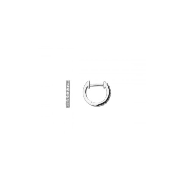 Ohrschmuck 925 Silber Zirkonia Kreolen