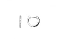 Ohrschmuck 925 Silber Zirkonia Kreolen