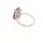 Ring 14 Karat Weissgold Amethyst